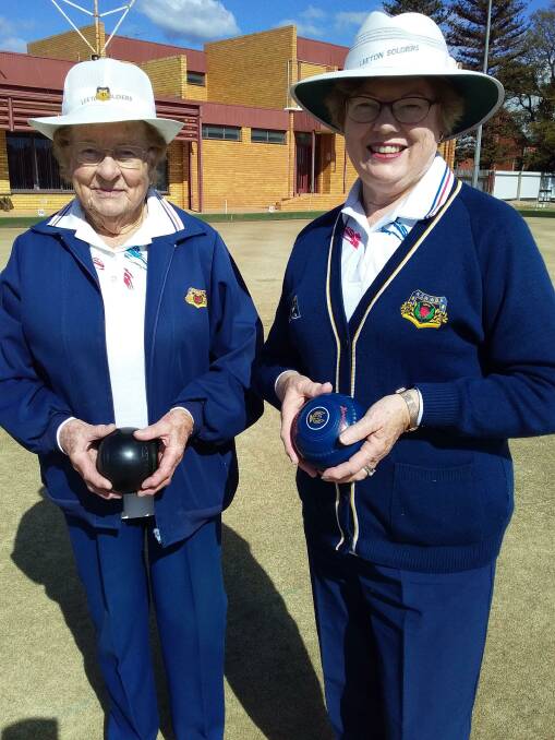 CELEBRATE: Two bowlers celebrated milestones recently. Joan Dale celebrated her 90th birthday and Jan Munro her 50th wedding anniversary with husband Brian.