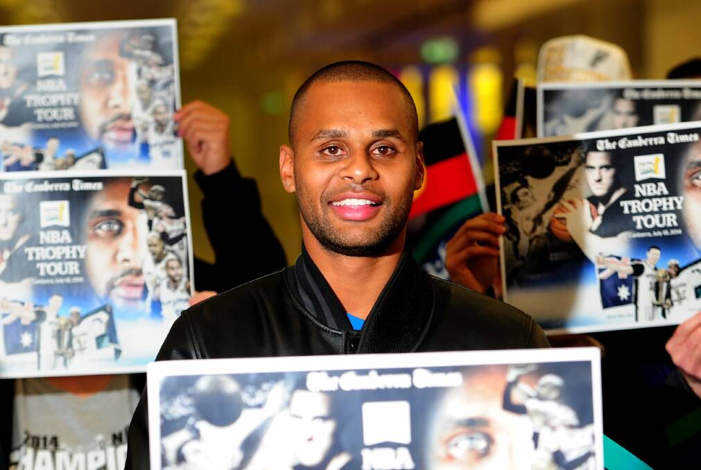 Basketball star Patty Mills, the ACT's 2022 Australian of the Year. Picture: file