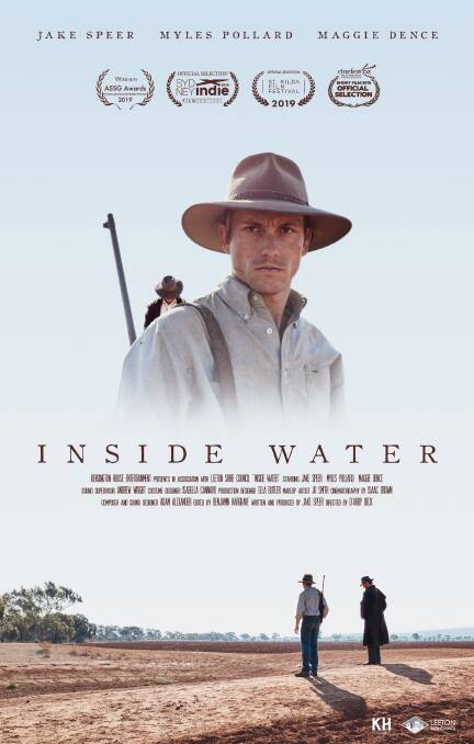 SILVER SCREEN: Leeton's Jake Speer starred in the short film Inside Water. IMAGE: Contributed