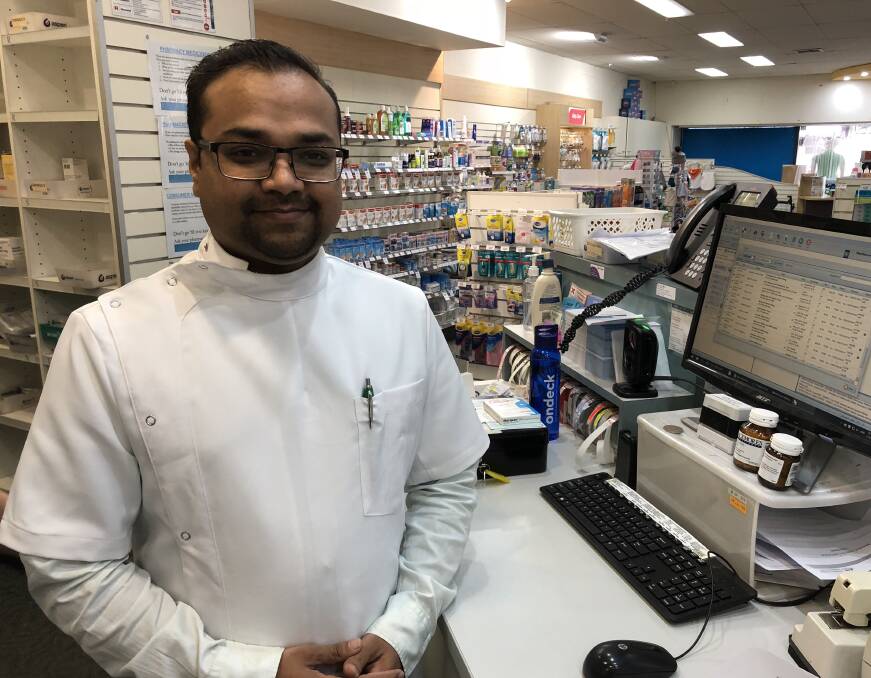 EXCITED: Pharmacist TJ Patel said both Amcal and Leeton Discount pharmacies had applied to be part of the COVID vaccine roll out.