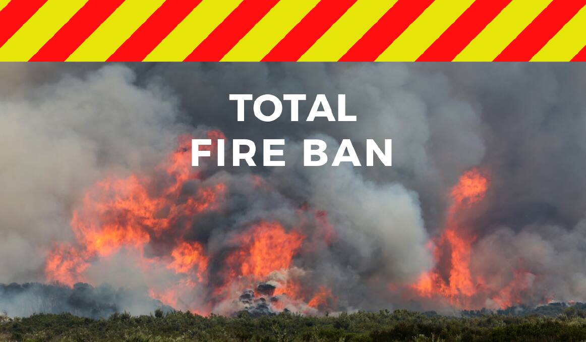 Total fire ban across MIA for Friday