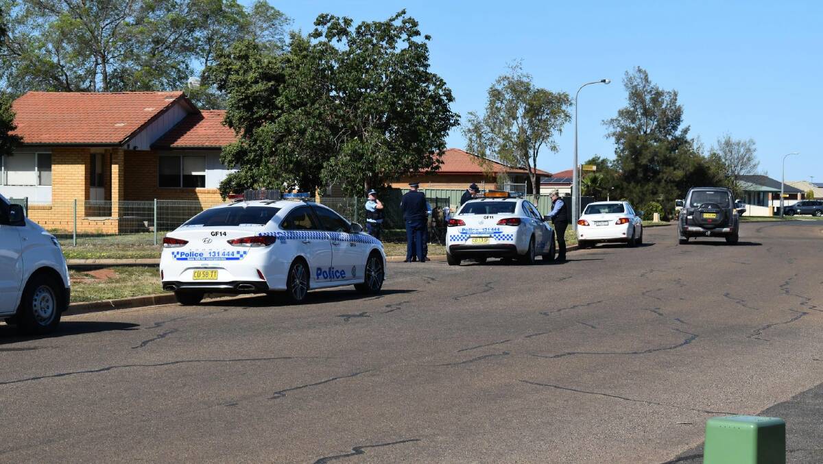 Murrumbidgee Police District officers at Middletown Avenue.