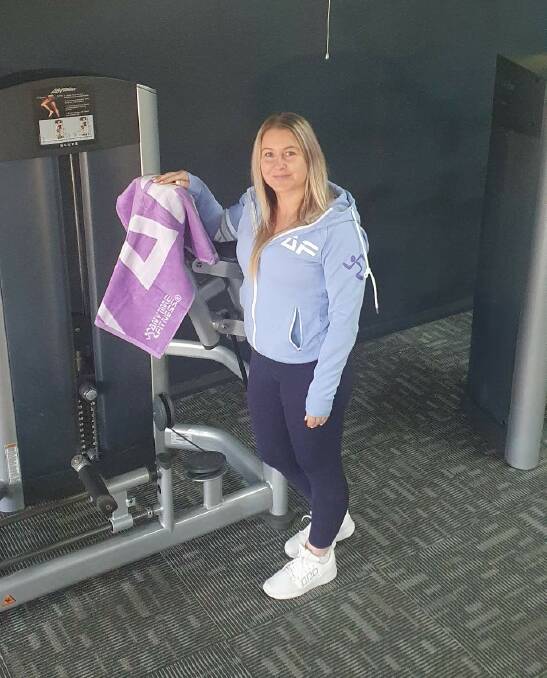 Anytime Fitness Leeton manager Farrah Thompson said gym members had been happy to adapt to new rules introduced on August 1. PHOTO: Contributed