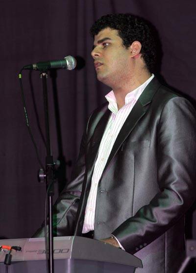 GUEST singer Fortunato Isgro had attendees at an Italian Republic Day celebration in Leeton on their feet as part of the entertainment component of the evening.