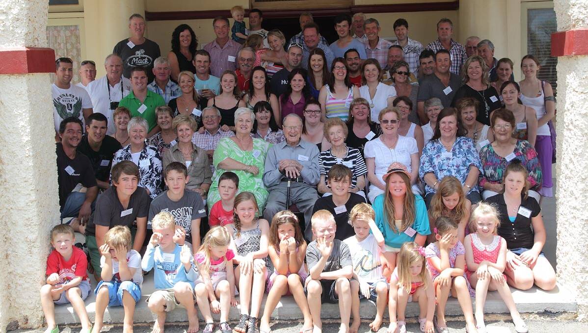 MORE than 80 people descended on Leeton for the Gavel family reunion. Picture: Maria Kelly